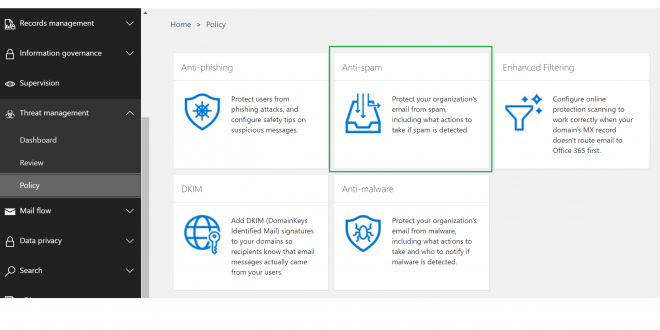 Optimize Antispam Settings In Office 365